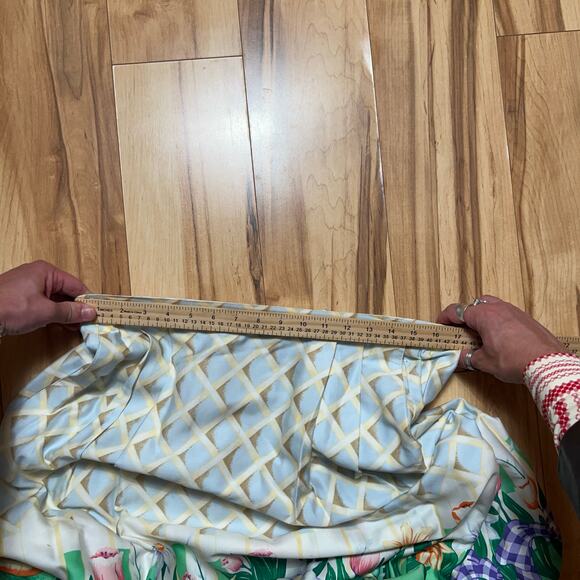 VINTAGE 90s Rare Eagles Eye Easter Maxi Skirt Size M Retro Bunny Cottagecore - Picture 5 of 7